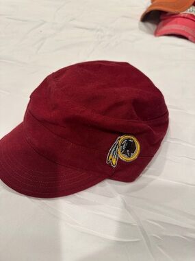 Womens Maroon Military-Style Cap with Team Patch Washington Redskins